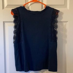 Banana Republic Tank with Eyelet Sleeves